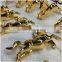 die casting plating gold horse metal craft for kids hardware OEM