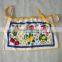 yellow border cotton terry pigment printing waist apron