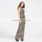 12094 gold sequin wholesale evening dress 2016