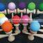 Wholesale High Quality Colorful Customize Intelligence Toys Fitness Building Wooden Kendama Ball