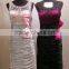 Modern fashion high neck evening dress ruffle design summer casual formal dress short