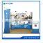 promotional round tube aluminum fabric display stand