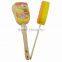 JML Bathroom Necessities custom shape bath sponge disposable foam bath sponge with handle
