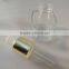 Hot-selling essence oil refillable portable glass dropper bottle