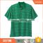 Men's uniform cotton custom striped polo shirt