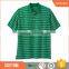 Men's uniform cotton custom striped polo shirt