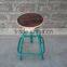 Industrial Vintage Cheap Metal Bar stool, Industrial Vintage Bar stool,Galvanized bar stool,
