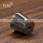 5/6 inch barrel shape clear crystal knob with zinc base