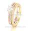 FR029B Fashion Latest Diamond 14k Gold Finger Weding Ring Jewelry For Women