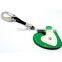 plastic metal leather heart shape keyrings