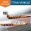TITAN multi axle hydraulic steering low bed semi trailer , modular lowbed trailers