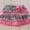 fashion design kids clothing set baby girl 3pcs set Romper +Tutu Skirt + Headband infant carters bodysuit