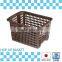 Functional and simple storage basket with stacking made in Japan
