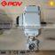high quality 3 pcs welding type stainless steel electric ball valve 3inch