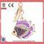 Fashion Tropical fish Diamond Kirsite Keychain For wedding gift