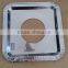 9" Disposable Square Aluminium burner liner Manufacturer in China
