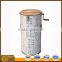 Hot Sell Stainless Steel 2 Frame Flat BaseManual Honey Extractor