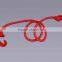 Round elastic rope with metalic hook