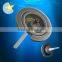 Portable cartridge gas spray valve with black cap