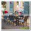 Chicago Patio Outdoor Garden Rattan Dining Set