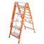 4 steps ladder with wing clothes hanger rack