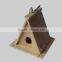 Top quality handmade wooden bird hose/pet house, decorated wooden bird house