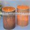 nature wood style glass candlestick garden lantern candle holder