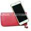 Trade assurance supplier leather wallet clutch mobile phone pouch Ladies clutches coin purse