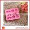 Cute butterfly and button shaped mini silicone ice cube tray