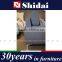Contemporary Light Navy Fabric Upholstery Sofa And Loveseat Set G183-RE