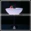 Rechargeable Li-on Battery Operated Light up LED Furniture Cocktail Round Table for Home / Bar / Night Club
