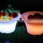 led lighting flower planter, 16 colors change plastic led illuminate flower pot