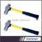 Tangshan China high quality hand tools ball peen hammer with wood & fiberglass handles hardware tools