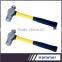 Tangshan high quality ball peen hammer with wood or fiberglass handles