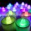 Hot Wholesale Wedding Decoration Mini Colorful Changing Fickering LED Romantic Candle Light