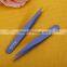 Colorful paint spraying stainless steel medical eyebrow tweezer in beauty salon