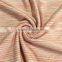 New Arrival Cool Stripe Orange Knit Single Jersey Fabric