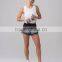 MGOO Popular Latest Design Women Shorts Elastic Waist Running Wear Sport Pants With Streamlined Pocket