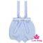 3DDK059 Lovebaby Fashions Solid Color Soft Cotton Baby Cool Suspender Ruffle Bloomers Short Pants Designs