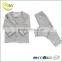 Factory supply new fashion plain grey cotton newborn baby rompers clothing set