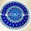 China wholesale mandala roundie towel super fiber round beach towels with tassels fringe