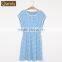 Fashion Design Qianxiu Polka Dot Dress Gown Knit Cotton Nightdress Women Sweet Breathable Sleepwear