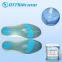 Odorless and hypo-allergenic shoe soles silicone rubber