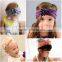 Kids Girl Cotton Flower Turban Headband