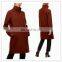 High Quality Long Red Woolen Ladies Coat For Cold Winter