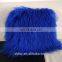 Factory wholesale fluffy and soft real mongolian lamb fur pillow cover fur pillow cases
