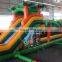 Jungle bouncer inflatable obstacle jumping pad obstacle course