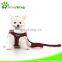 Warm protect tartan pet harness&leash/dog leash