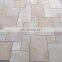 Beige travertine tile pattern