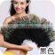 Factory peacock feather ballroom belly dance fan for women P-9022#